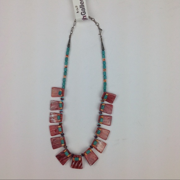 NWOT.  Navajo Artist Made Necklace - Picture 5 of 5